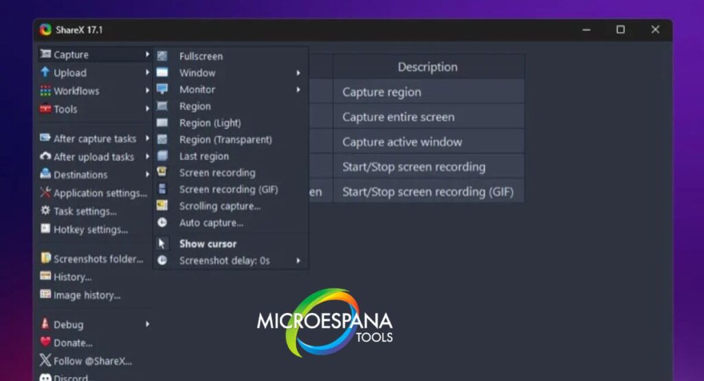 Compare ShareX vs. Snipping Tool