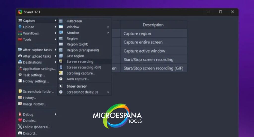 Compare ShareX vs. Snipping Tool