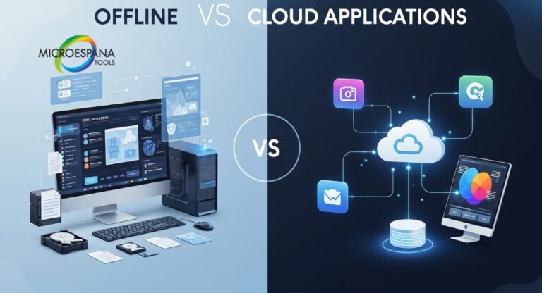 offline vs cloud applications