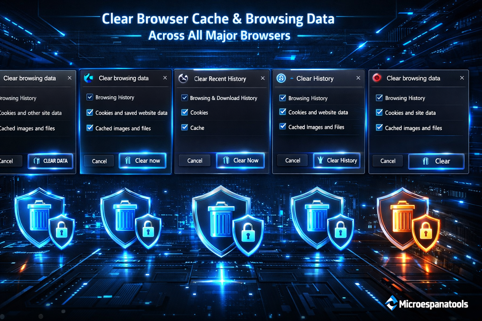 Browser Cache & Search History