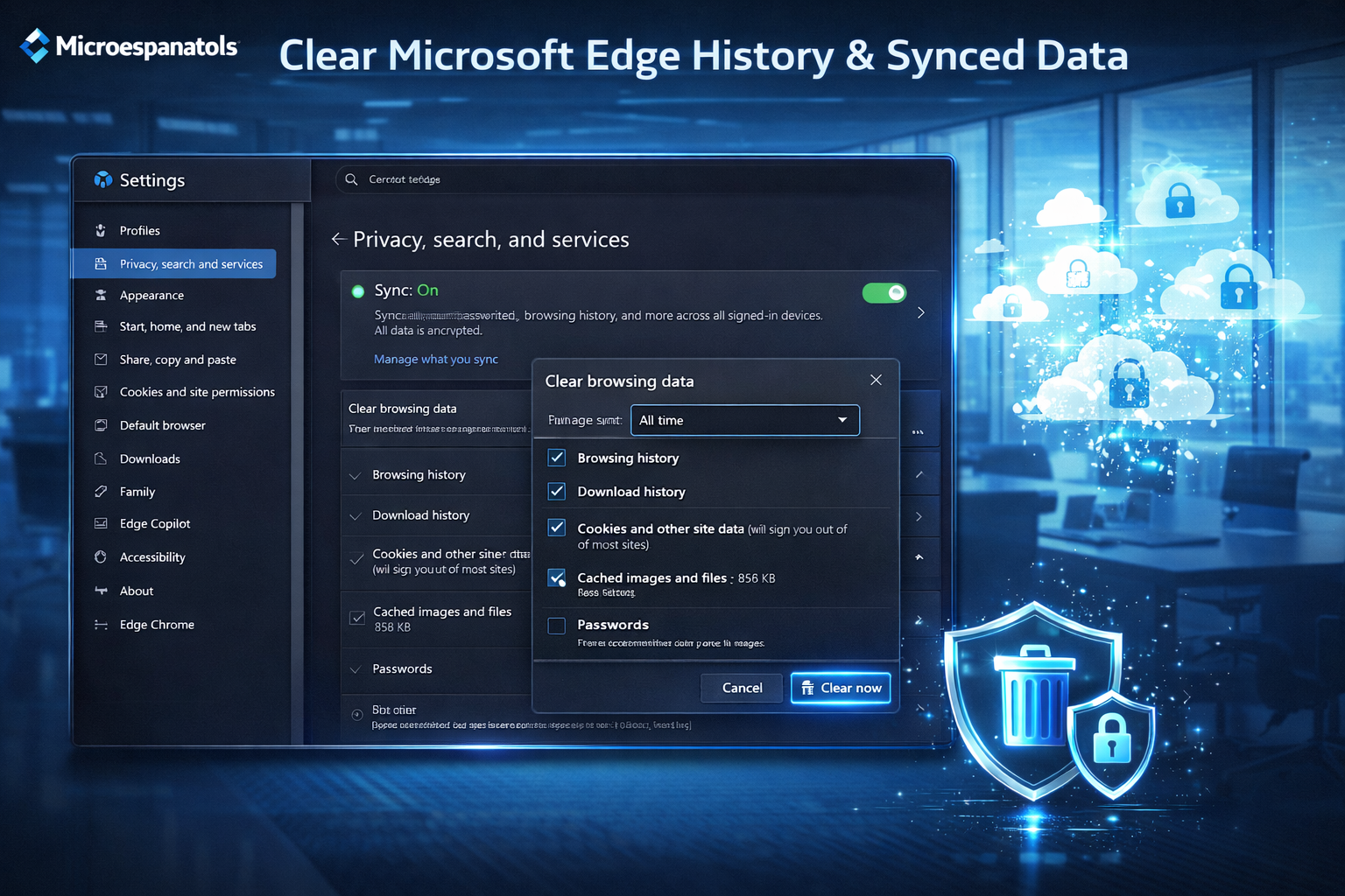 Browser Cache and Search History