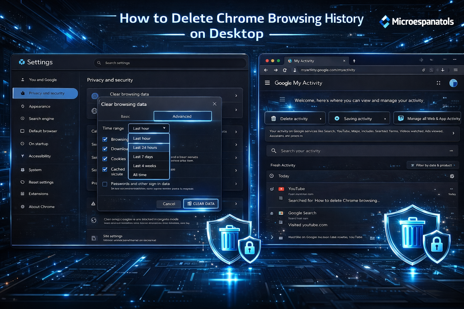 Browser Cache and Search History