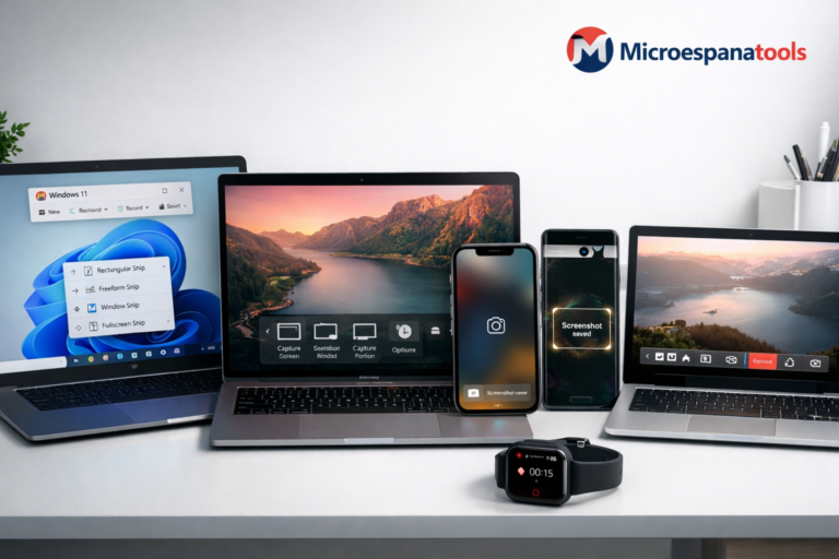 Screen Record & Take Screenshots