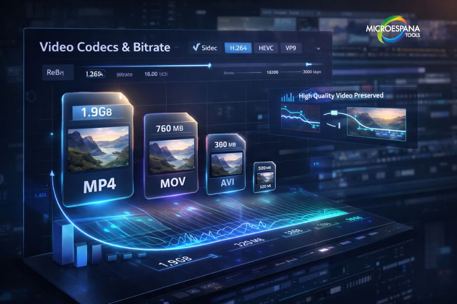 Compress videos for sharing