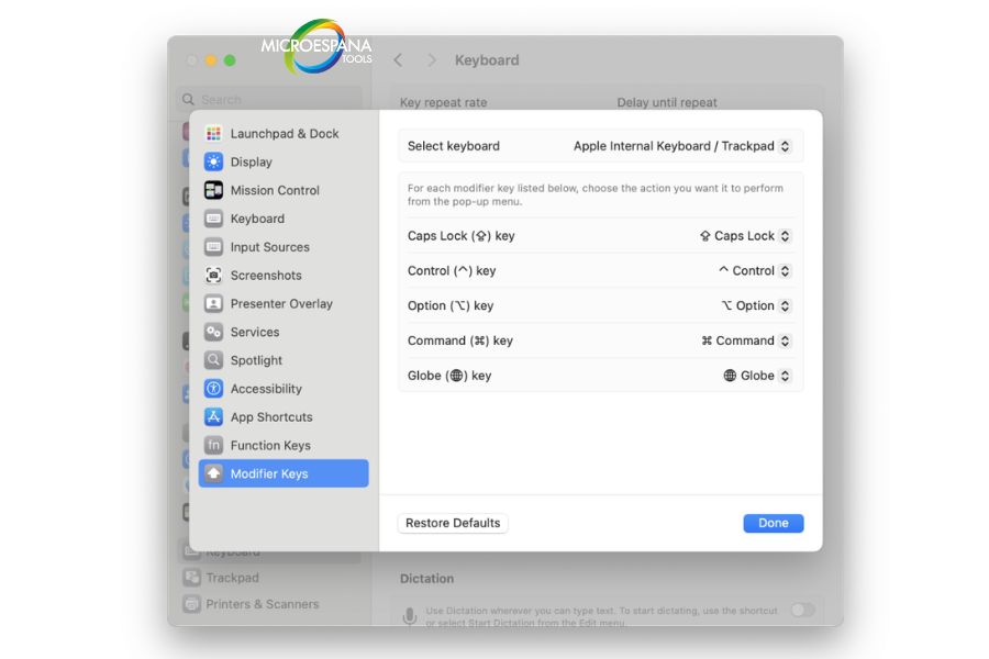 customizing keyboard shortcuts in windows