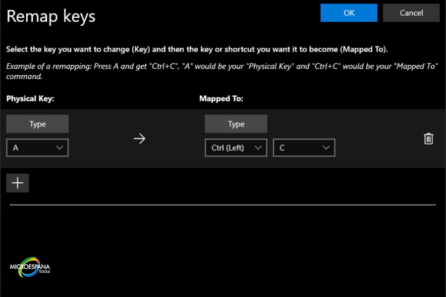 customizing keyboard shortcuts in windows